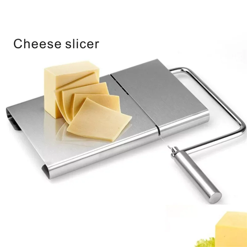 

2022New Cheese Slicer Butter Cutter Knife Board Stainless Steel Wire Making Dessert Blade Kitchen Cooking Bake Tool Kitchen Acce
