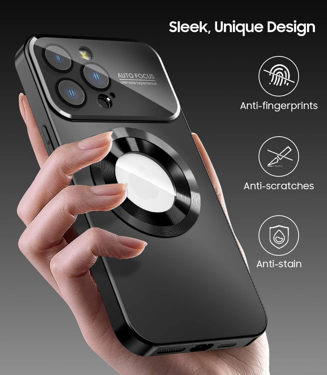 Модный Магнитный чехол с титановым покрытием для iPhone 16 15 14 13 12 11 Pro Max защитой