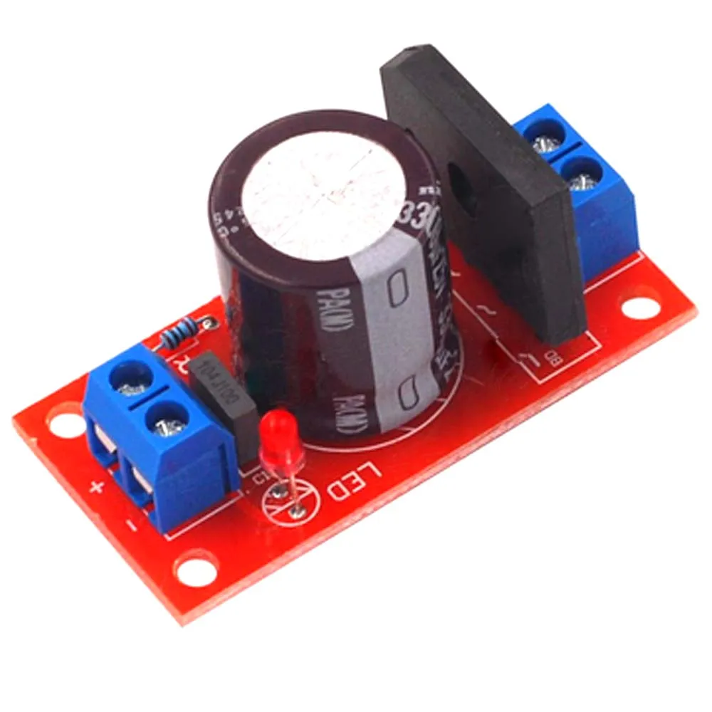 

Rectifier Filter Power Board Rectifier 3A 8A With Red LED Indicator AC Single Power to DC Single Source Amplifier Board Module