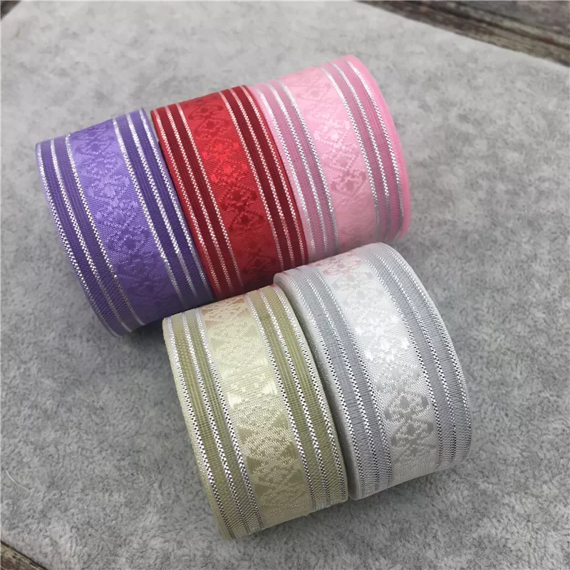 

1" 25mm Glitter Organza Ribbon Bow Hair Wedding Party Christmas Decoration Lace Crafts