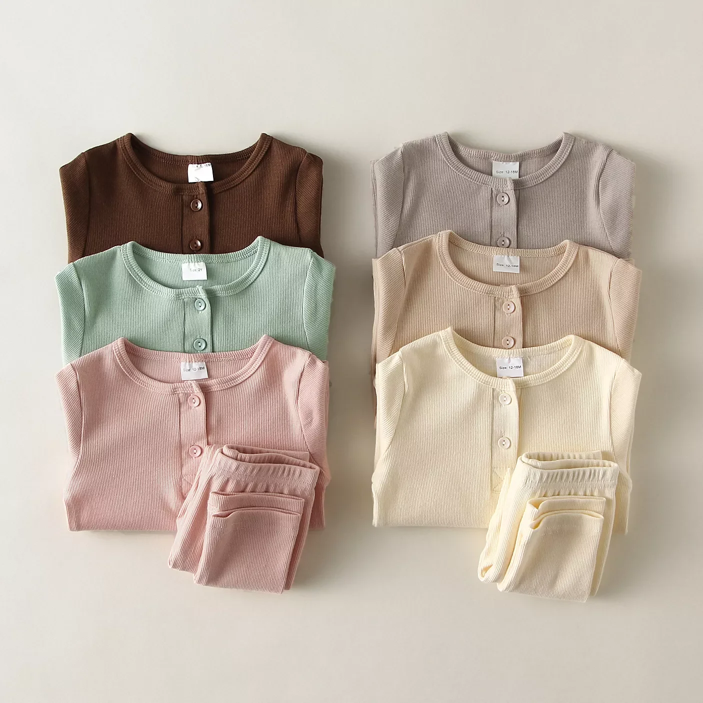 

Baby Kids Pajamas Sets Girl Boy Sleepwear Suit Autumn Kids Pajamas Long Sleeve Pijamas Tops + Pants 2pcs Children Clothing