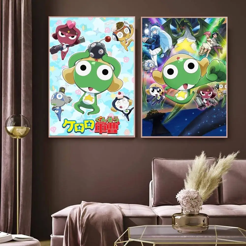 Фото Постер с изображением аниме K-Keroro, настенное искусство для декора кабинета, гостиной, уникальное украшение для дома, подарок №4