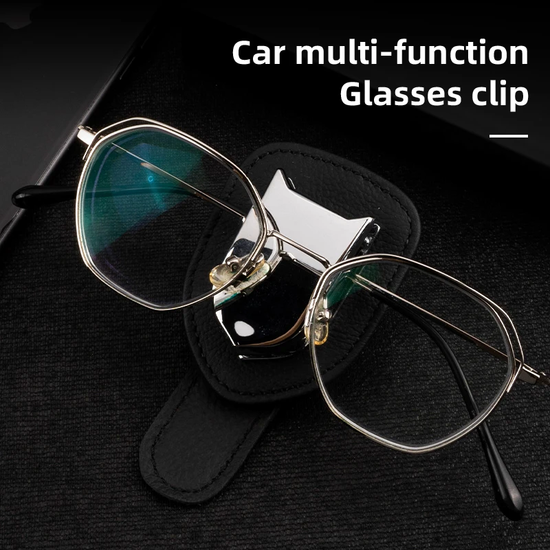 

Car Sun Visor Glasses Case Holder Sunglasses Clip Mount Multifunction Portable Clip For BMW X1 X2 X3 X4 X5 Interior Accessories