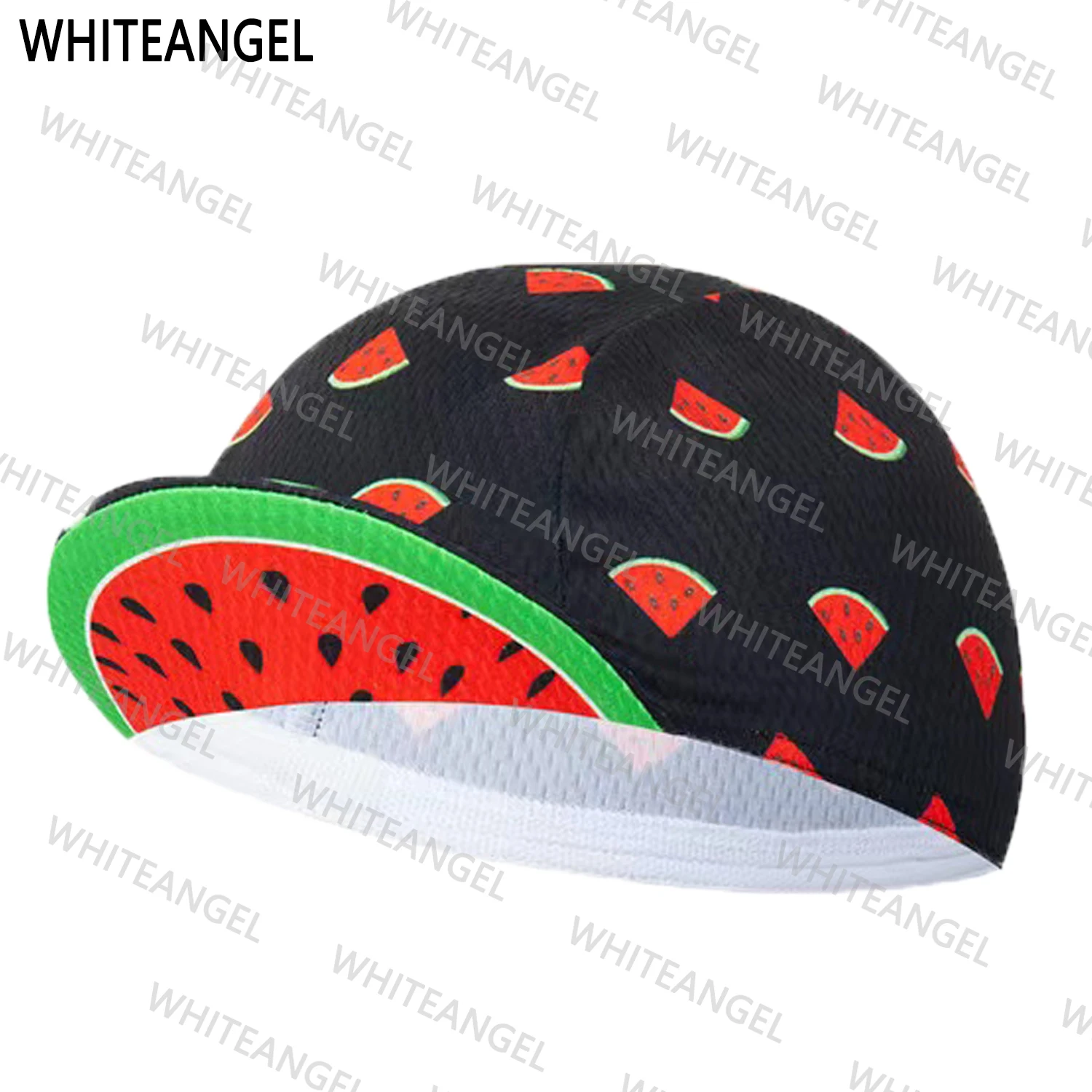 

Кепки WHITEANGEL из полиэстера для велоспорта, быстросохнущие влагоотводящие шапки в стиле арбуза для мужчин и женщин, уличные шапки для велоспо...