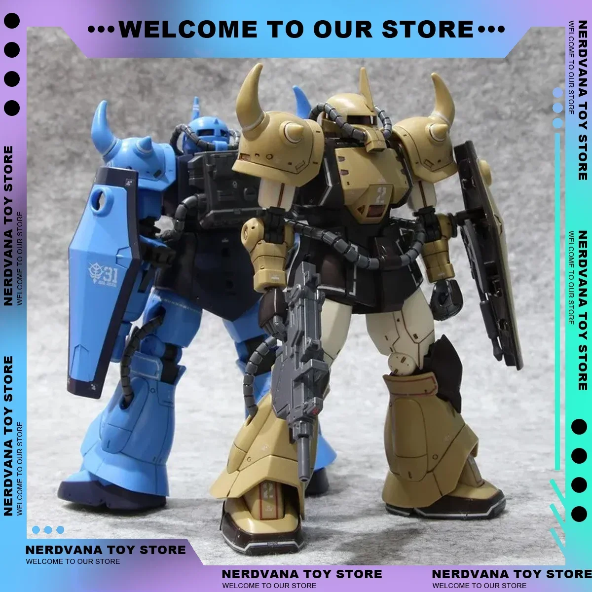 Bandai WEIMEI сборная модель комплект прототип Gouf GTO MSD мобильный демонстратор песочный