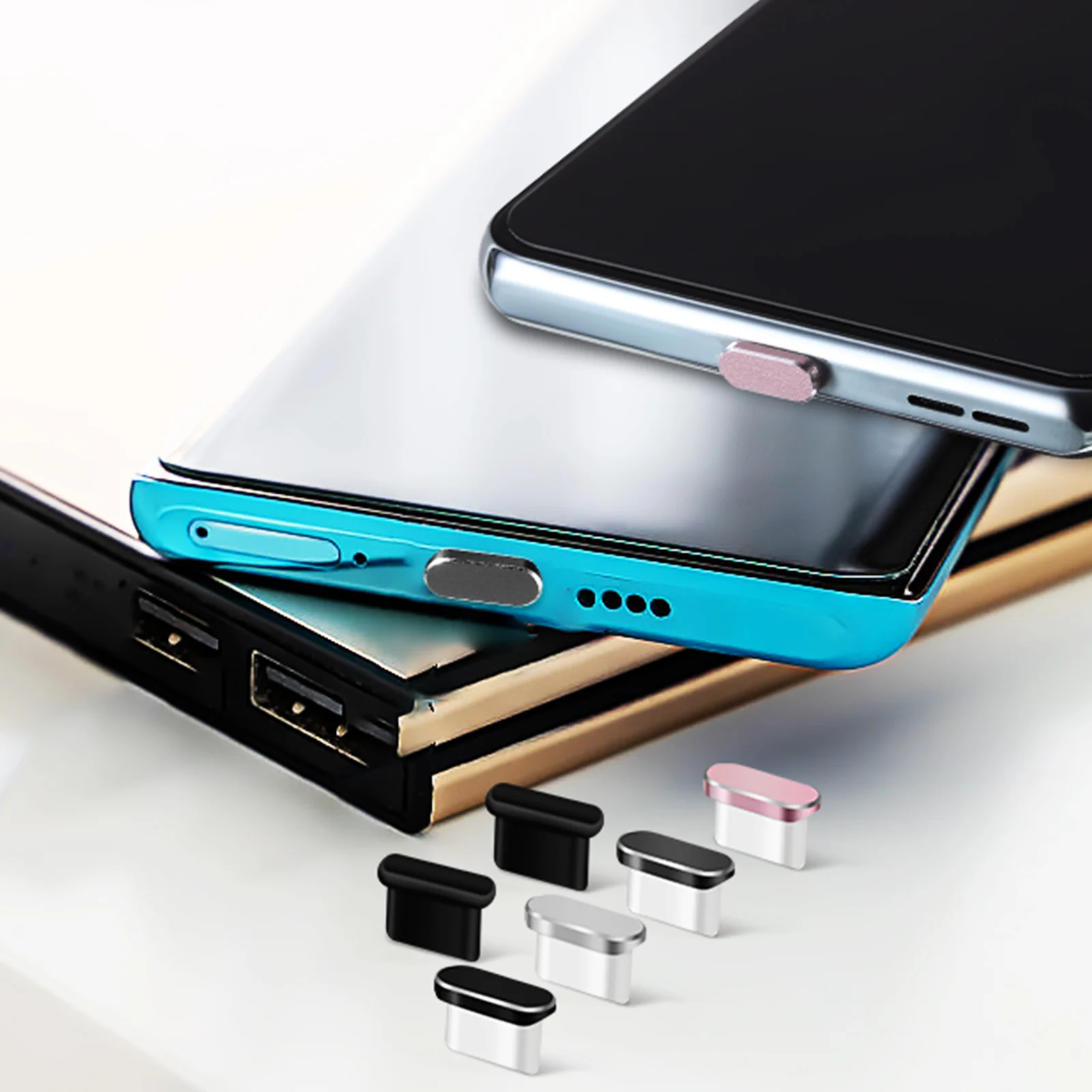 

Waterproof Plug USB C Dust Cover Silicone Type Plugs Small Cap Covers Anti Caps