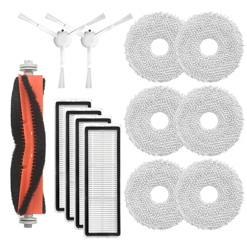 

For Mijia Sweeping Robot Main Brush Parts Side Brush + Filter + Mop