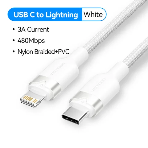USB-кабель Vention с разъемом USB Type-C и поддержкой быстрой зарядки, 27 Вт