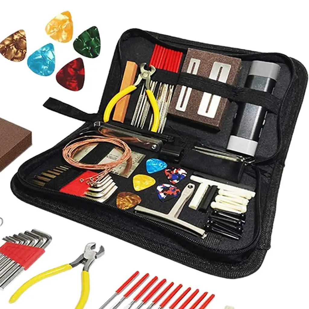 

72pcs Guitar Tool Guitar Repair and Maintenance Tool Kit