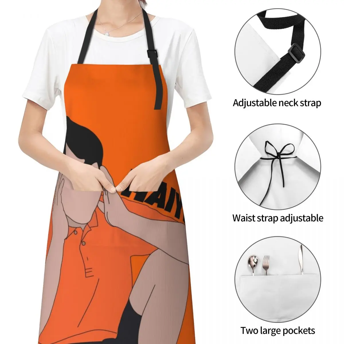 Дядя Роджер хайяа! Фартук водонепроницаемый Женский кухонный гаджет фартук