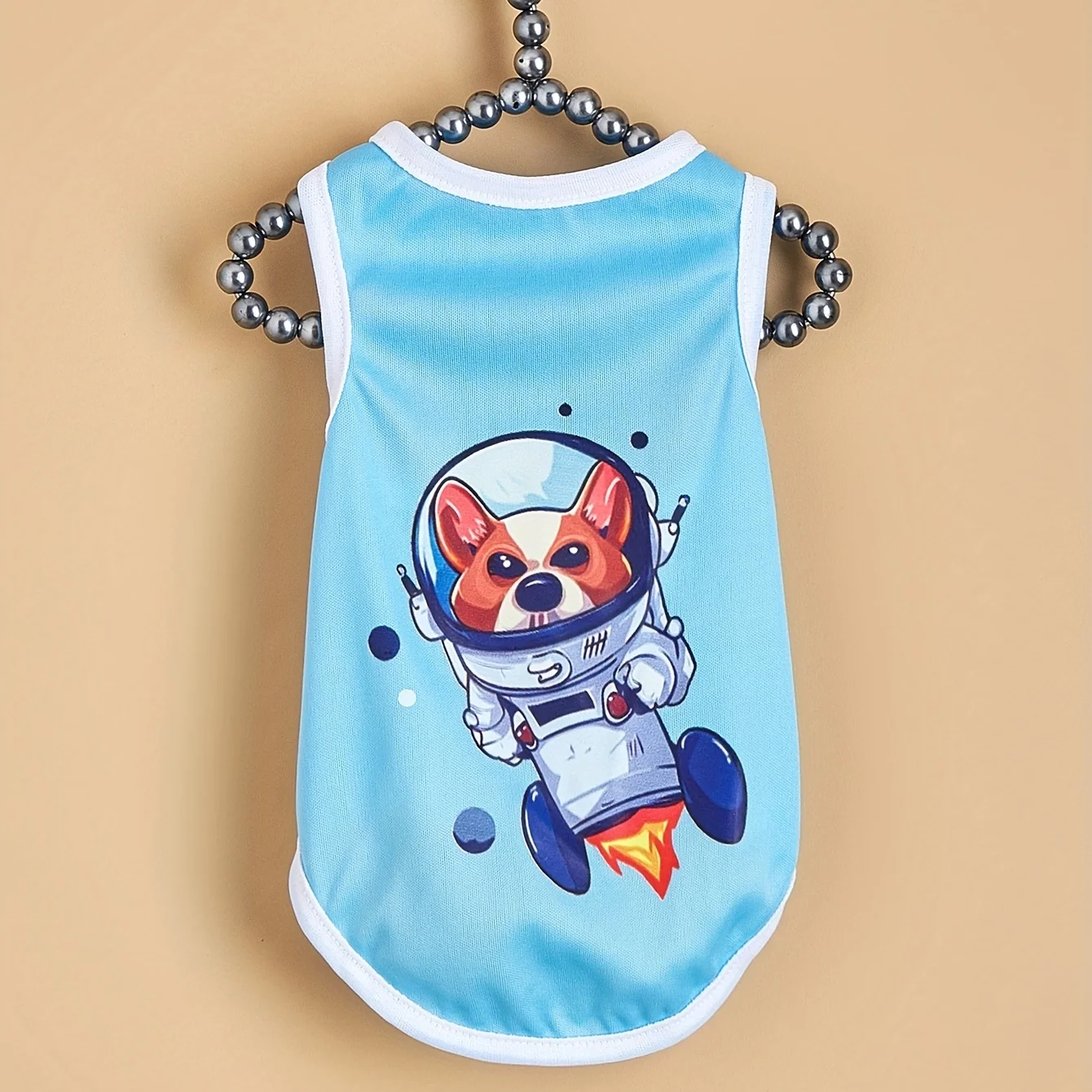 Домашняя одежда для собак и кошек: простой красивый жилет из полиэстера с милым