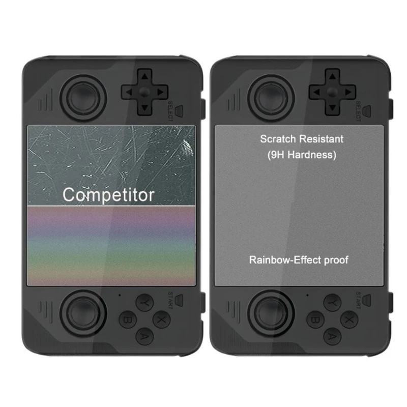 Защитная пленка из закаленного стекла для игровой консоли Powkiddy RGB30