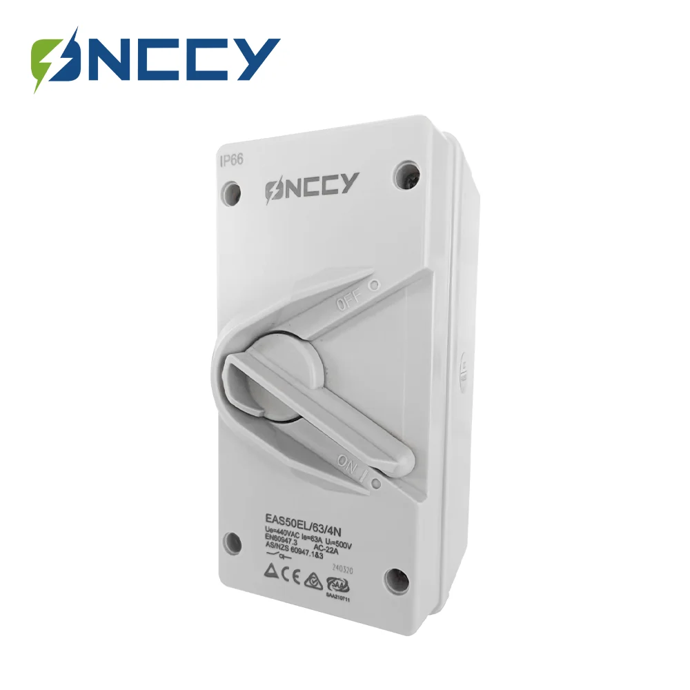 Изолирующий выключатель переменного тока ONCCY 440 В 1 P 2 4 корпус разъединители для