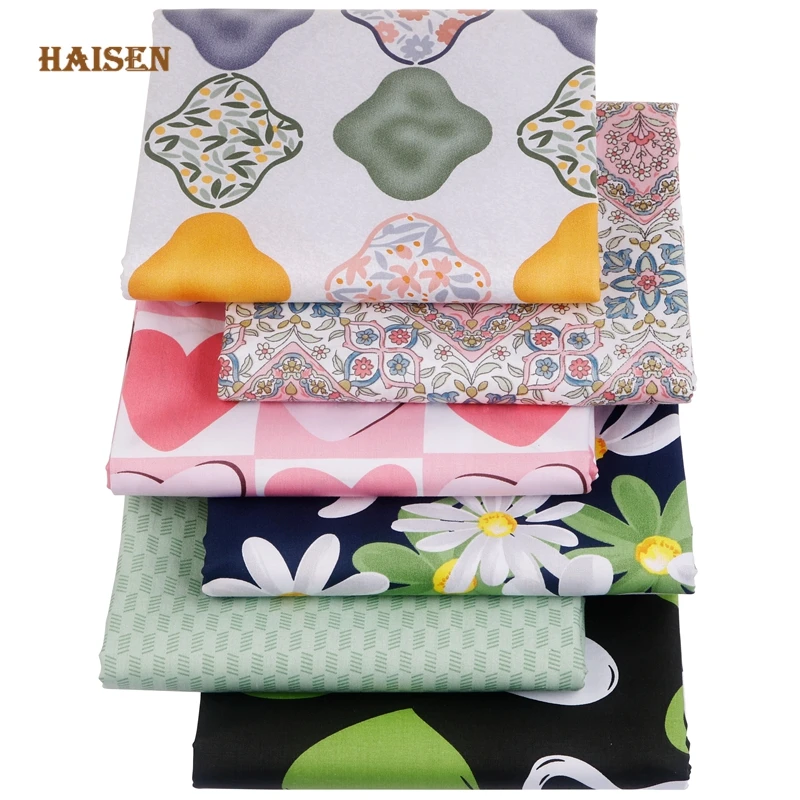 

Spring Romantic Flower Series,Printed Cotton Fabric Twill Cloth For DIY Sewing Baby&Kid's Quilting Sheets Dress Textile Material