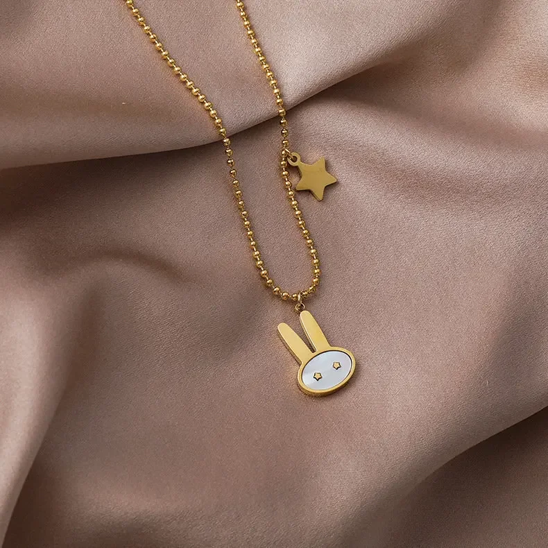 Новинка 2022 модное легкое роскошное нишевое ожерелье из титановой стали с