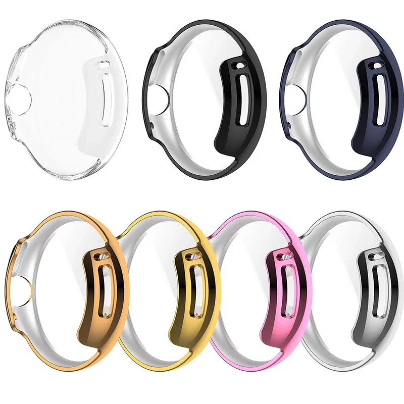 Фото Чехол класса с покрытием для Google Pixel Watch 3 2 1, закаленное стекло, защитная пленка для экрана с полным покрытием, чехол для умных часов Pixel Watch №2