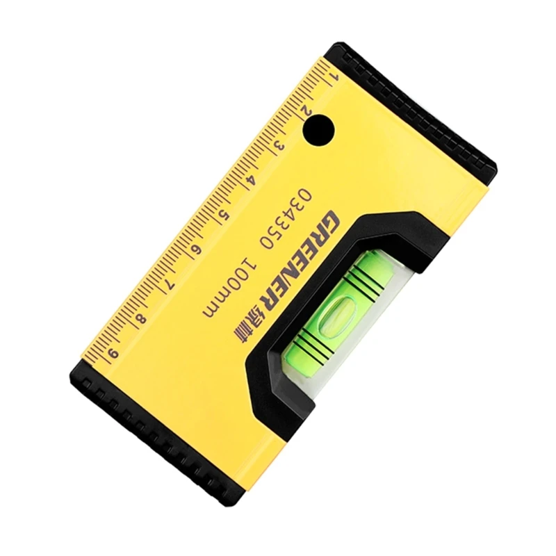 

YYSD Portable Bubble Level Bubble Levels Shock Resistant Magnetic Level Ruler for Measuring Mini Pocket Spirit Level DIY Tool