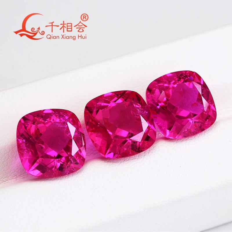 Розово-розовый/морганит розовый цвет подушка созданная в лаборатории выращенный