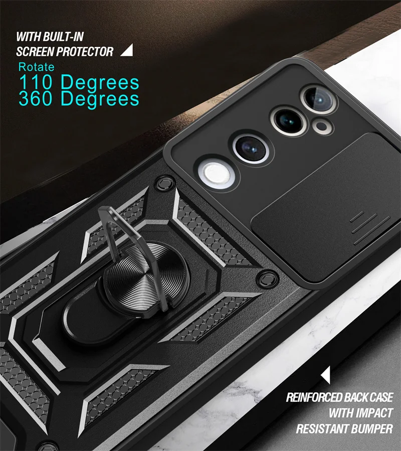 Чехол для vivo V40 Pro задняя крышка телефона магнитное кольцо V 40 vivoV40