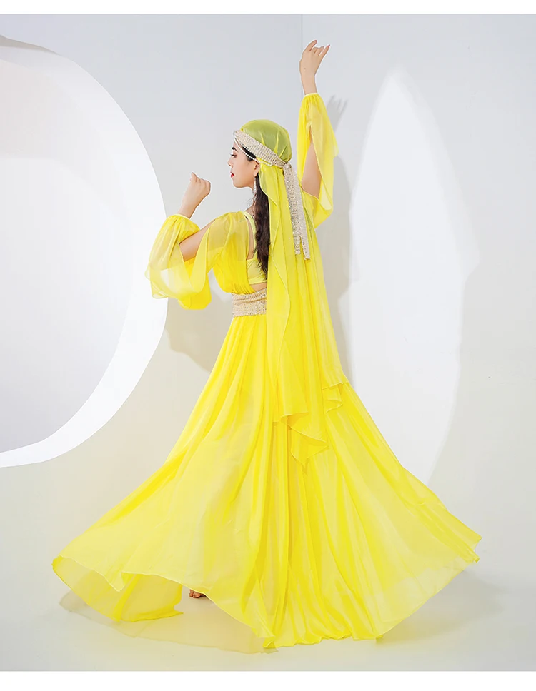 Народное выступление костюмы Muwashahat для девушек женское фольклорное длинное