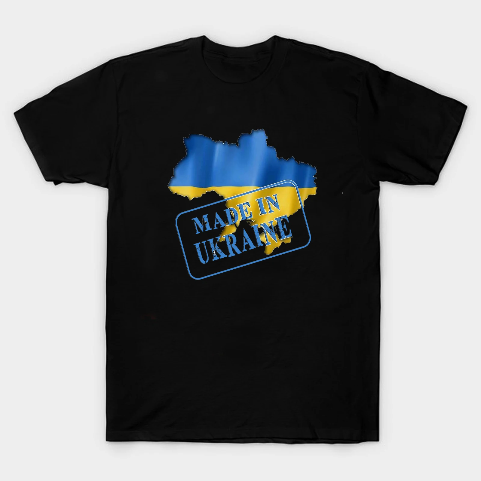 

Ukraine Flag Map National Pride Made In Ukraine Men's T-Shirt. Summer Cotton Short Sleeve O-Neck Unisex T Shirt New S-3XL