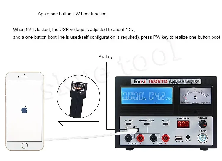 Источник питания kaisi 1505TD интеллектуальный регулятор напряжения постоянного тока