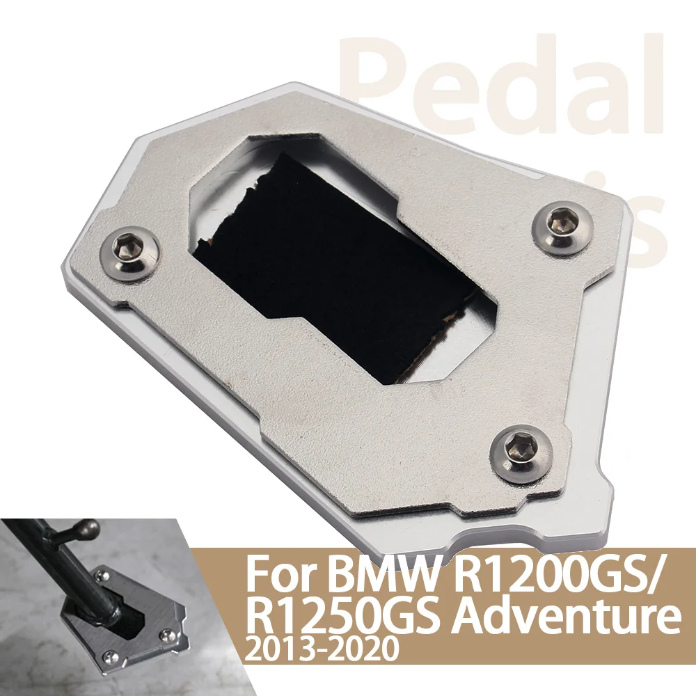 Фото Боковая подставка для мотоцикла, увеличенная удлинитель для BMW R1250GS R1200GS Rallye R 1200 GS LC GSA1250, подставка для ног, опорная пластина №1