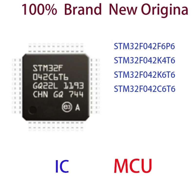 

STM32F042F6P6 STM32F042K6T6 STM32F042C6T6 100% Brand New Original MCU IC