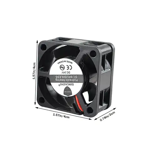 DC охлаждающий вентилятор, аксессуары для 3D-принтера, радиатор экструдера 4020 12 / 24 В 40x40x20 мм