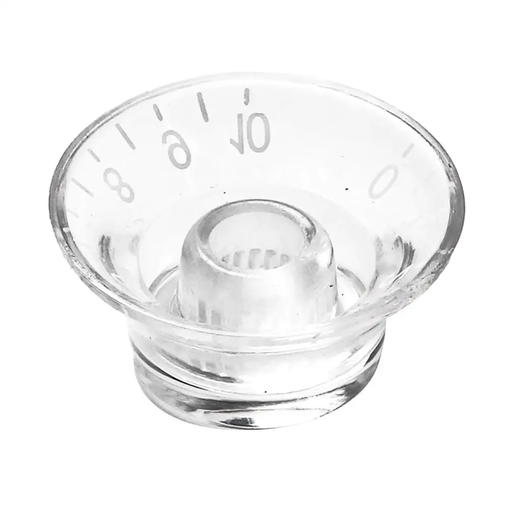 

Clear Electric Guitar Control Speed Knobs For Volume Tone Knob Parts Replacement