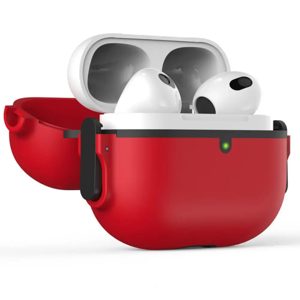 

Double Lock Useful Wireless Earbuds Protective Cover Portable Earphone Case Soft