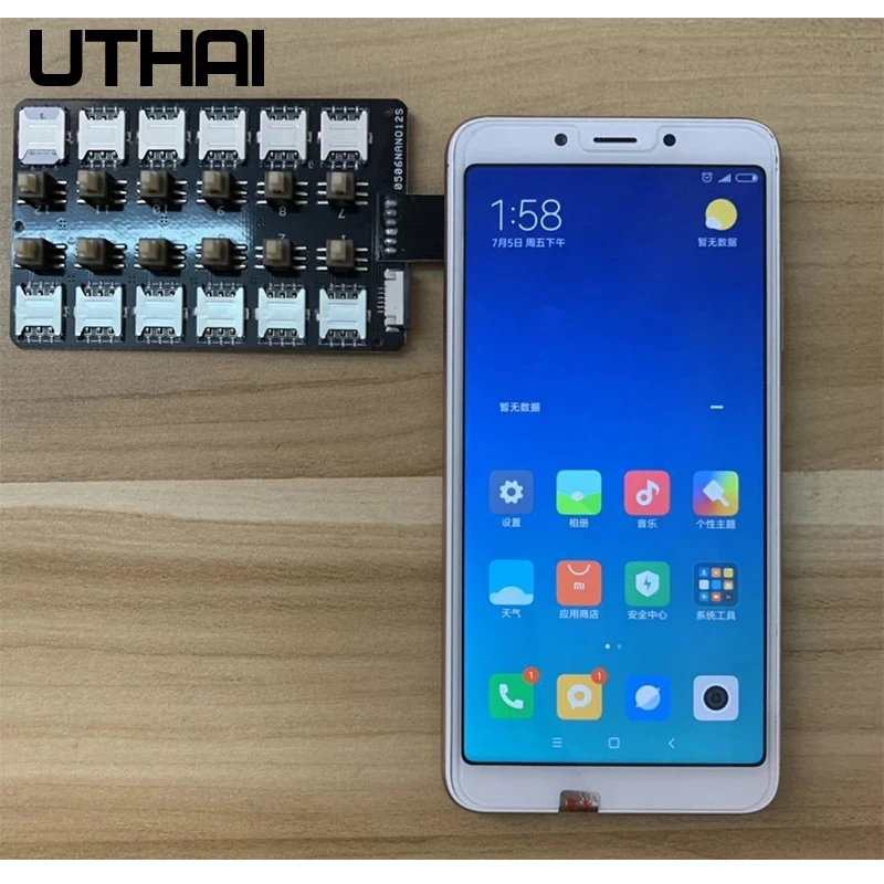 Устройство для чтения SIM-карт с 12 слотами iPhone 5/6/7/8/X/XS |