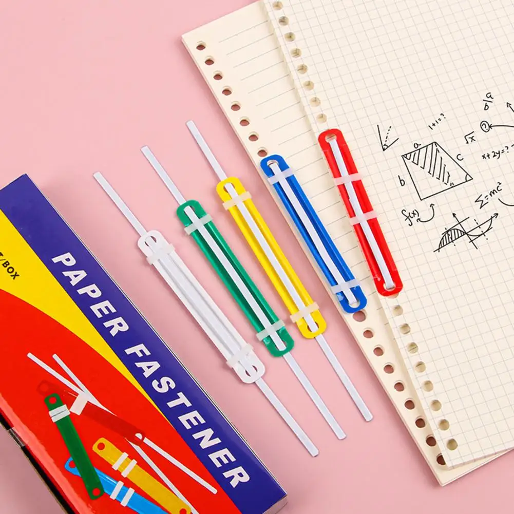 

Paper Clip Simple Binding Operation Durable Easy-to-use Binder Clips for Quick Secure Binding of Loose-leaf Documents 50pcs