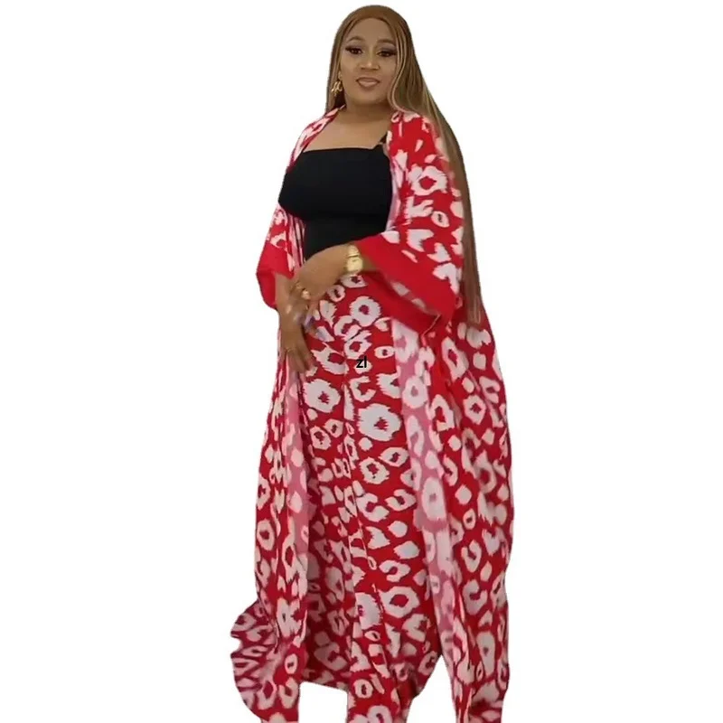 

Two Piece Set Women Clothes African Dresses Party Dashiki Spring Autumn Long Maxi Dress Sets Pants Suits 2 Piece Outfits