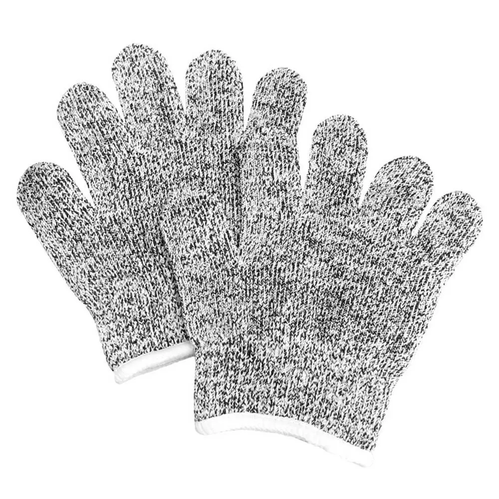 

Серые детские перчатки против порезов, рычаг 5, износостойкие рабочие защитные перчатки, защита рук, эластичные защитные варежки, резьба