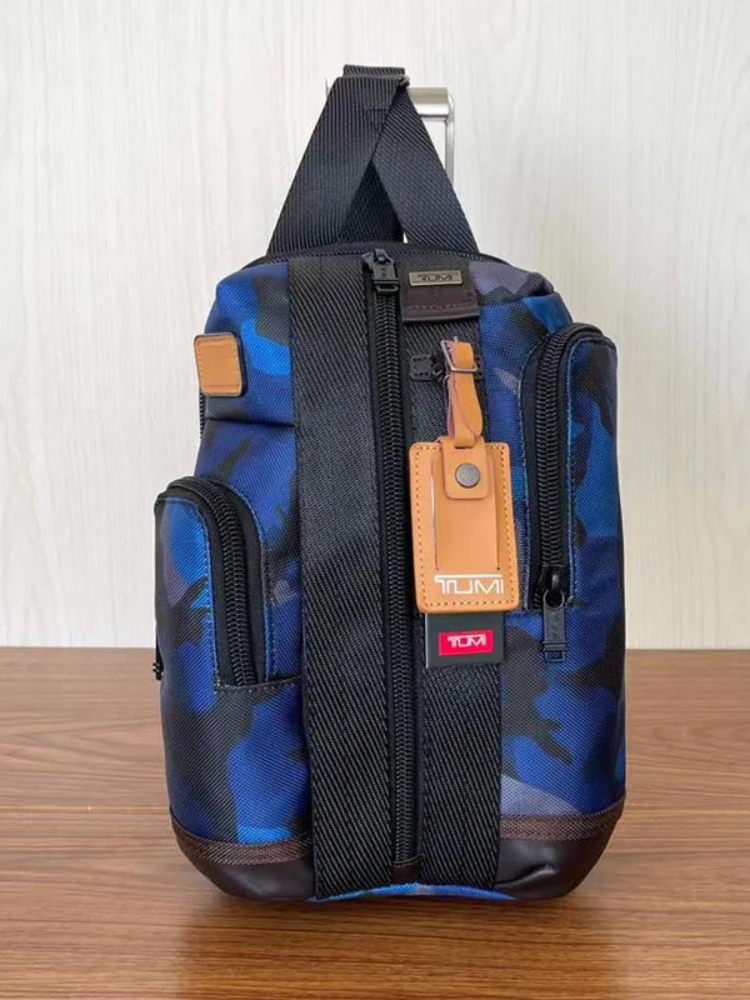

New 222318 Ballistic Nylon Men's Fashion Casual Chest Bag One Shoulder Bag Business Men's Bag Oblique Backpack