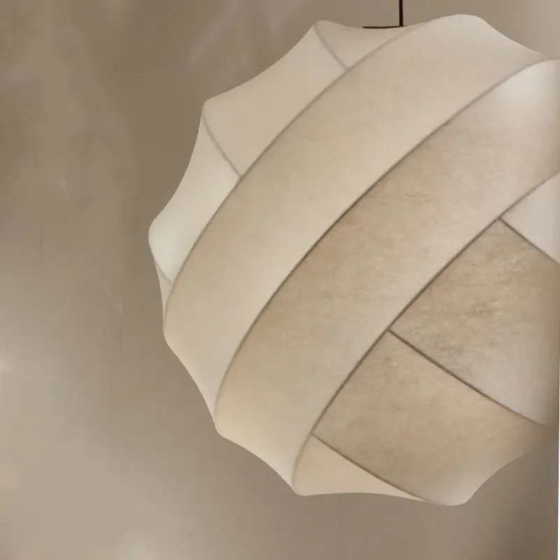 Подвесной светильник Turner Janpanses Wabi Sabi Lights Минималистичный шелковый абажур в виде