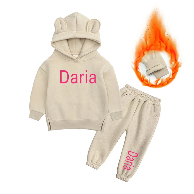 Детская толстовка с изображением медведя индивидуальный детский джемпер