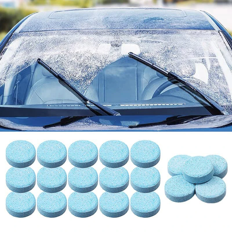 30 шт., таблетки для мойки экрана автомобиля