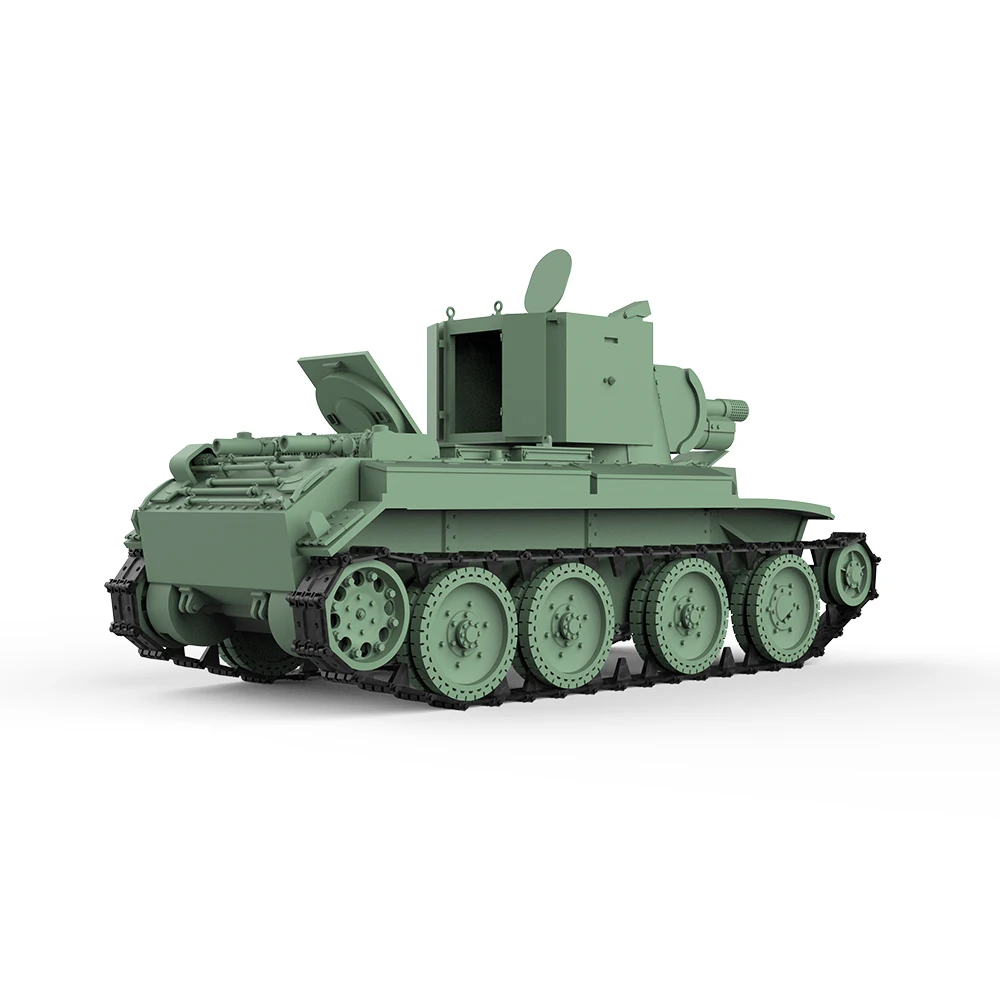 SSMODEL 793 V1.9 1/87 Комплект военной модели Финский световой танк BT-42 WWII WAR GAMES