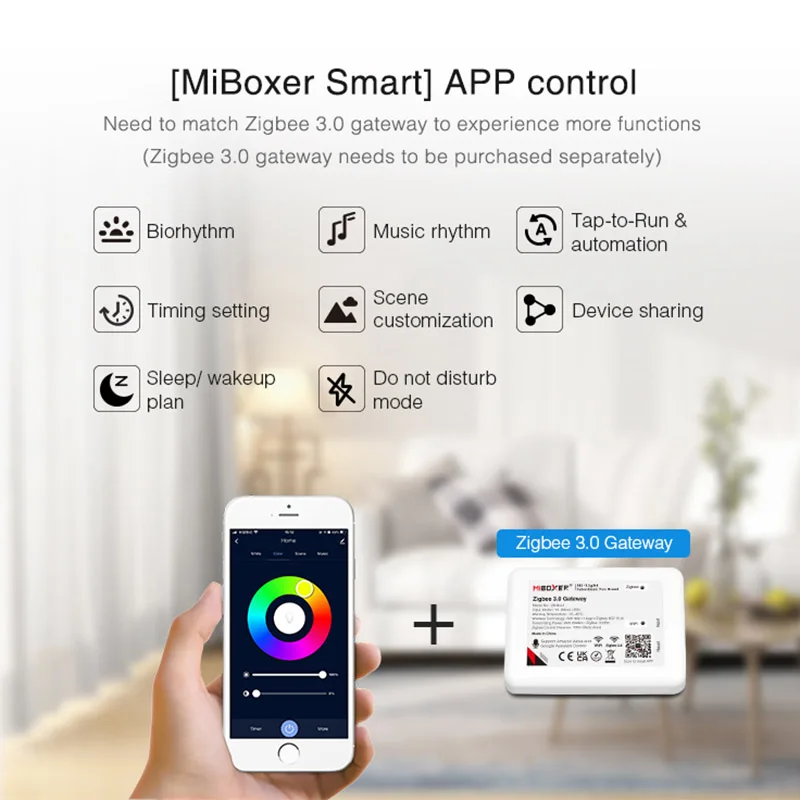 Miboxer 6 Вт RGB + CCT светодиодный садовый светильник s Водонепроницаемый IP66 Газон лампа