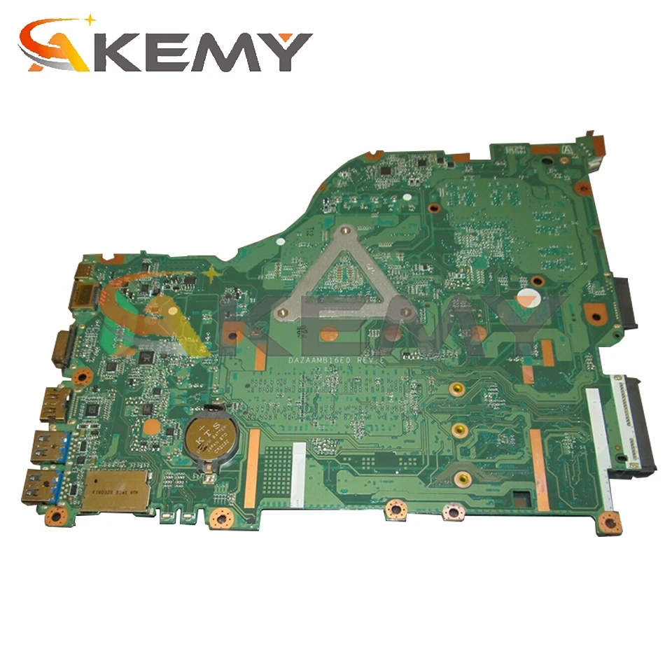 Материнская плата AKEMY для ноутбука Acer Aspire E5-575 с процессором I3-7100U NBGD311009 DAZAAMB16E0 REV:E