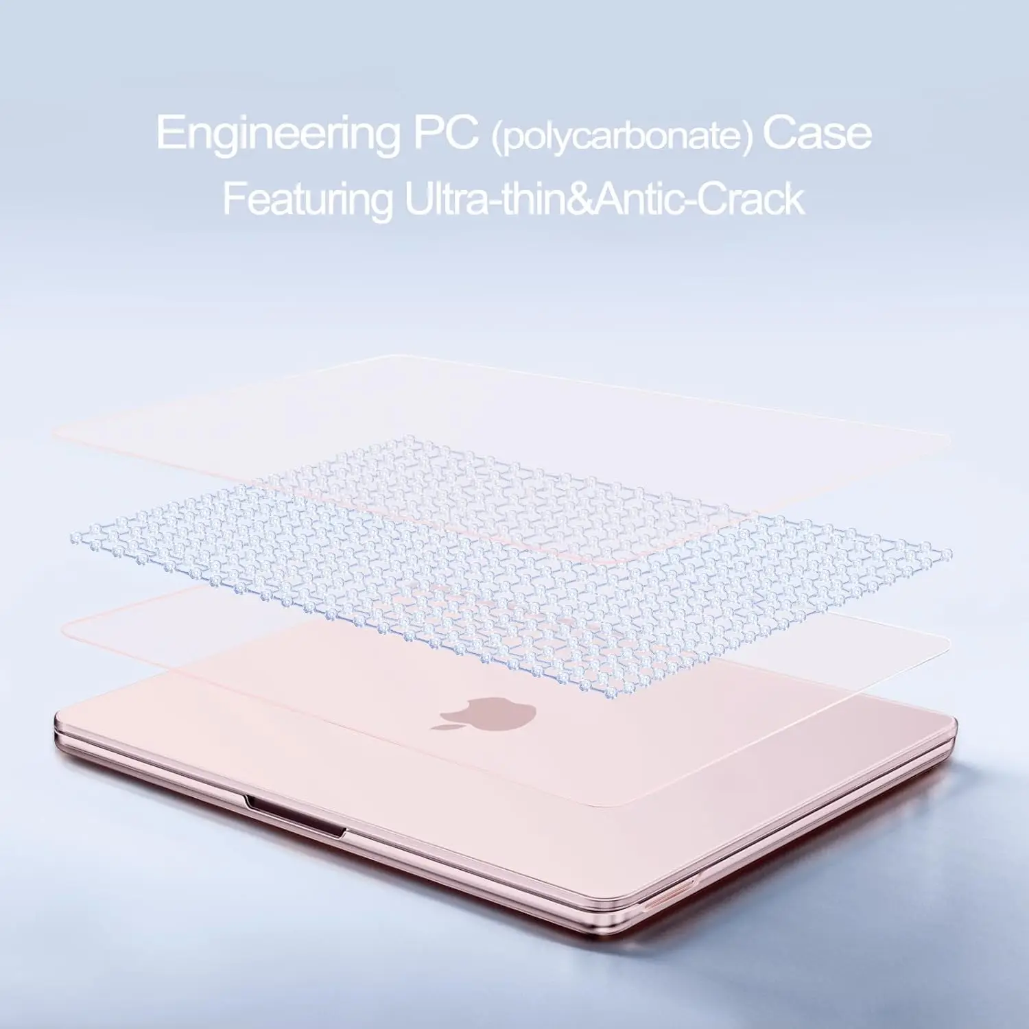 Чехол для ноутбука MacBook Neo 13 дюймов (модели A3404, Air 13, 13.6, M5, A3449, M4, A3240, M3, A3113, M2, A2681, Pro 13, 14, 15, 16, M1) 2026 года, защитный чехол-накладка (art.: 3920daa45a6cf) - 3920daa45a6cf