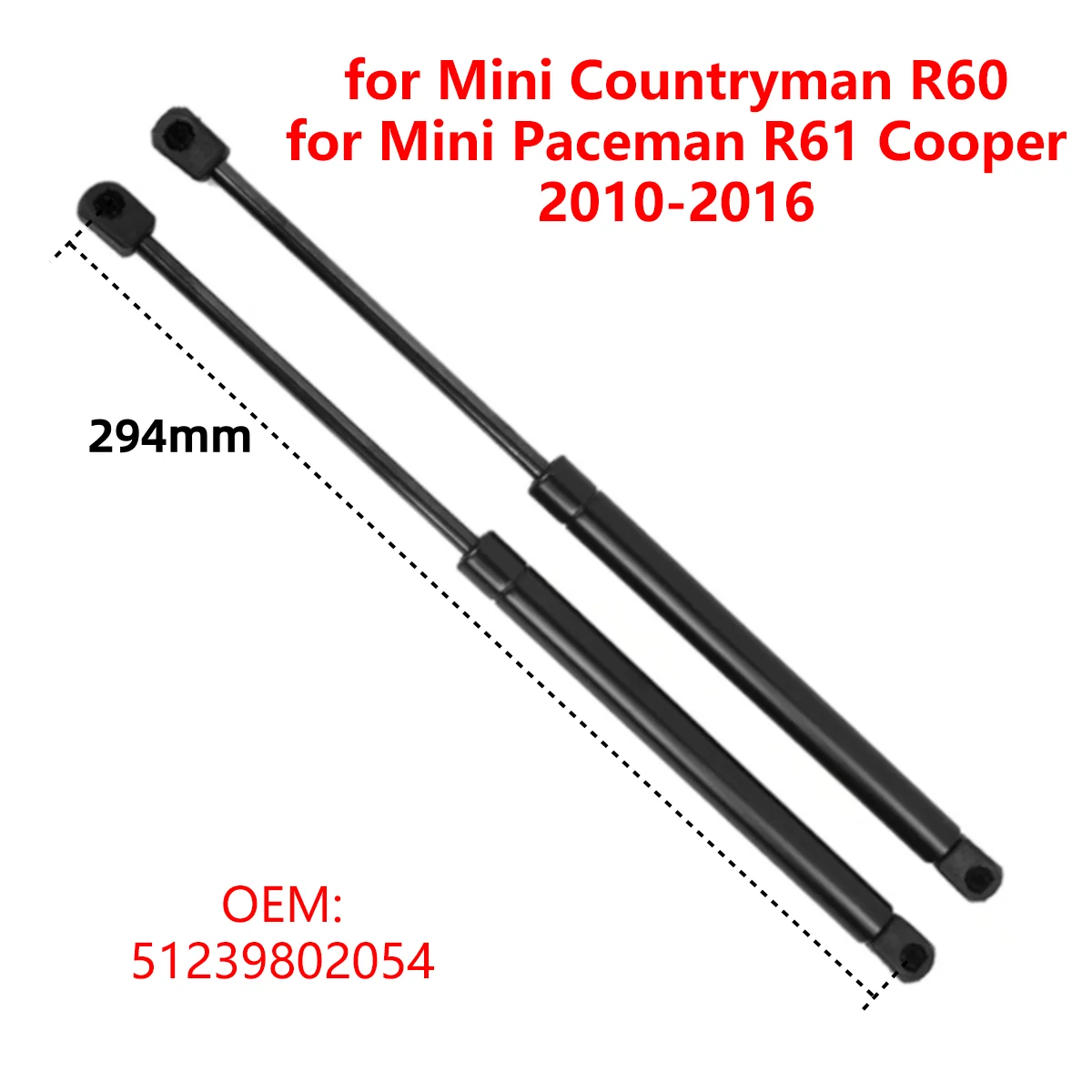 

2 шт. 51239802054 для Mini Countryman R60 Paceman R61 Cooper 2010-2016 автомобиля передний двигатель капот газовые стойки подъемные опорные стержни