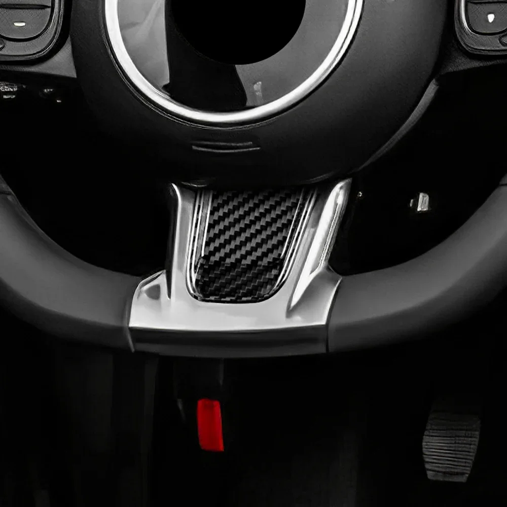 Наклейка из настоящего твердого углеродного волокна для Fiat 500 Abarth 595 695 2020 2021 2022 2023
