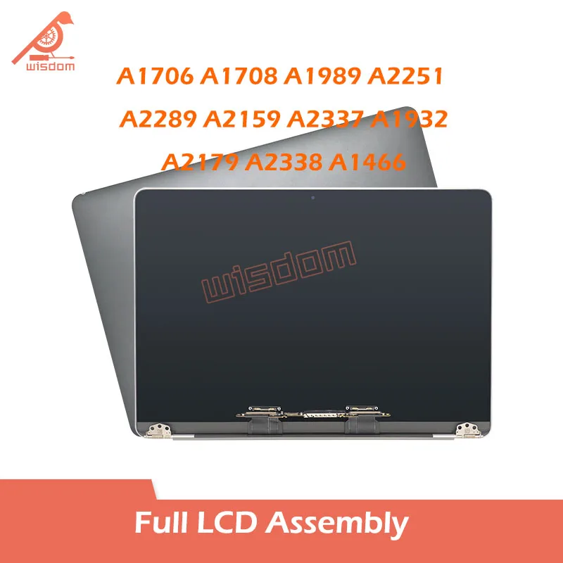 

New For Macbook Retina 13" A1706 A1708 A1989 A2159 A2289 A2251 A1932 A2179 A2337 A2338 A1466 Laptop LCD Screen Display Assembly