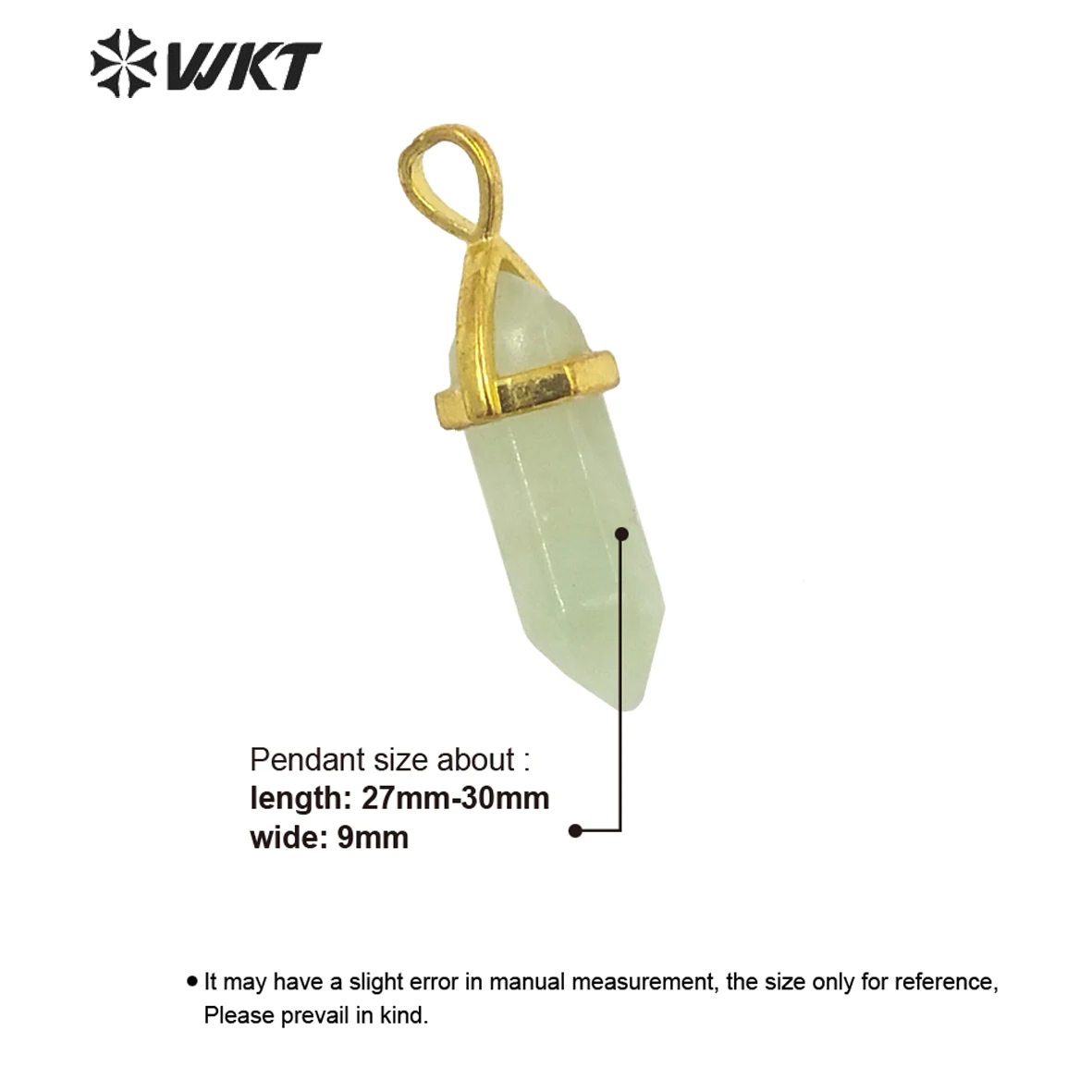 WT-P1864 WKT 2025 Красочный роскошный кулон из натурального камня с золотым покрытием, новинка, аксессуар для вечеринок, модные украшения для женщин (art.: 3920d500b79ed) - 3920d500b79ed