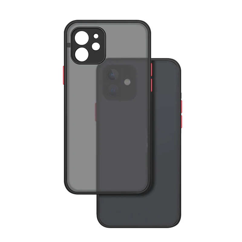 Animal Bee Duck Flowers Frosted Translucent Phone Case For Apple iPhone 12 13 Mini 11 14 15 16 Pro Max 7 8 Plus