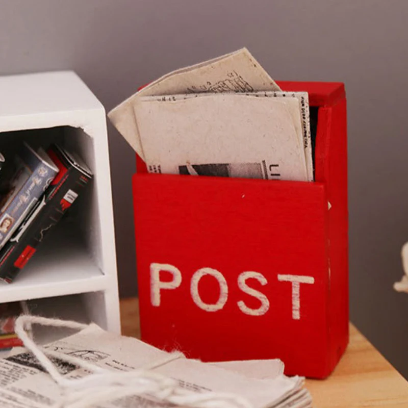 1:12 кукольный домик миниатюрный почтовый ящик сказочный садовый дверной