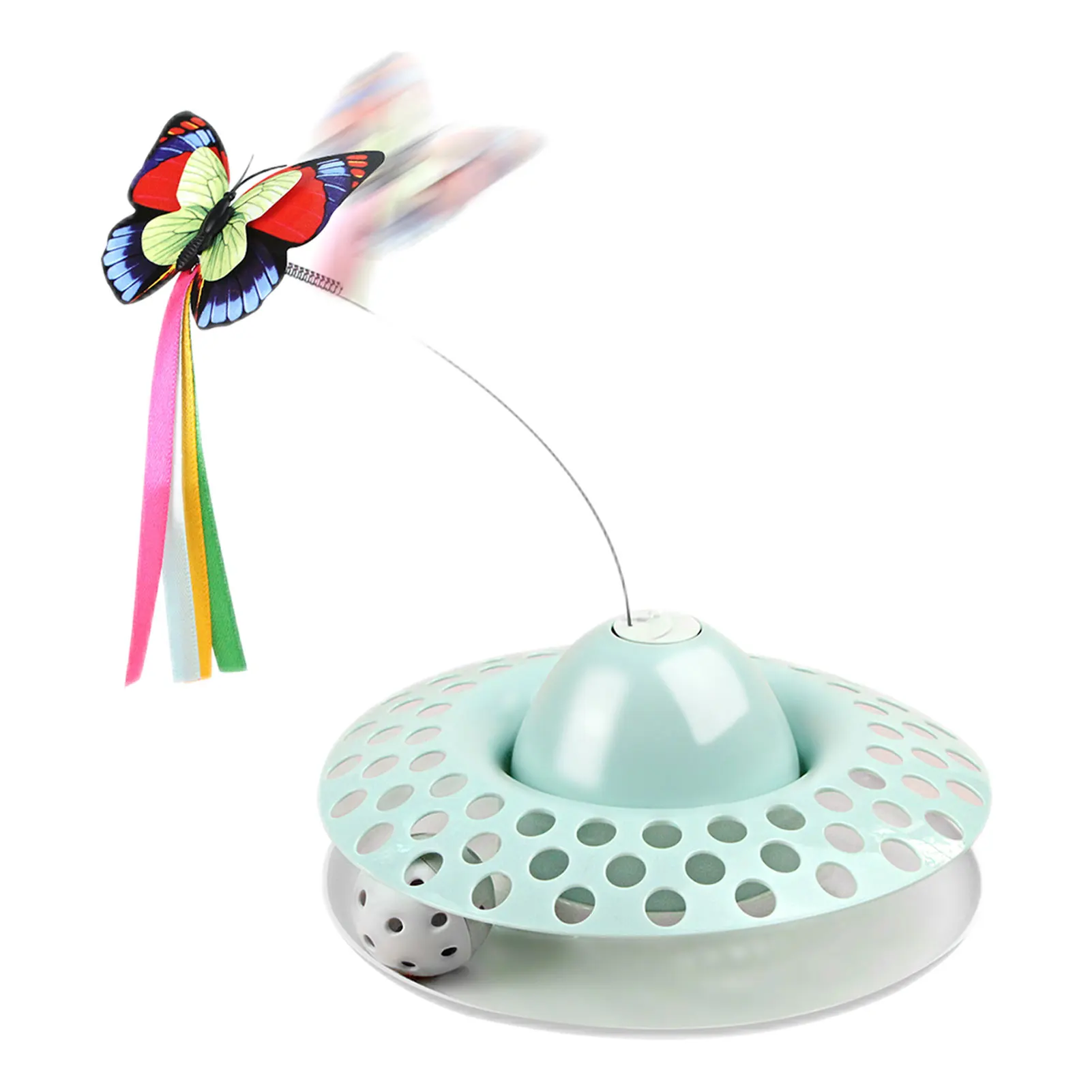 

Automatic Electric Rotating Cat Toy Colorful Butterfly Bird Animal Shape Plastic Funny Pet Dog Kitten Interactive Training Toys